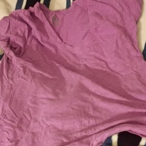 Jcpennies Pink V-Neck T-Shirt